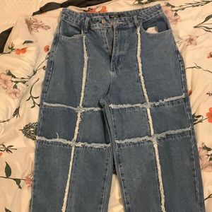 NEW WITH TAGS NEVER WORN Nasty Gal straight leg Jeans